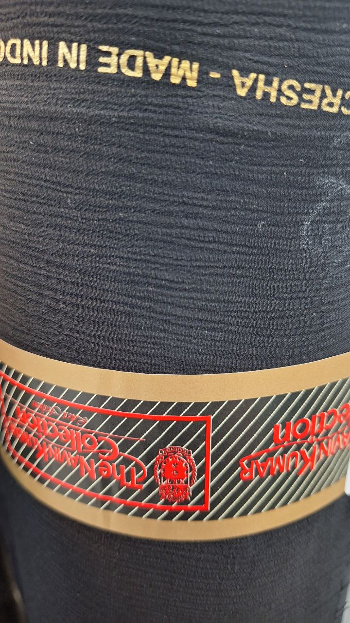 پارچه کریشه مشکی
